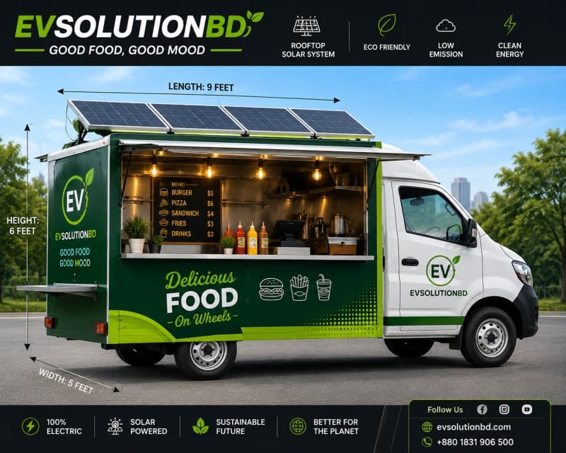 Electric Food Cart -4 wheel